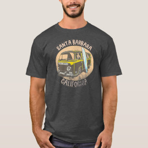 Camiseta Tee gráfico de mujeres de moda de Santa Bárbara Ca