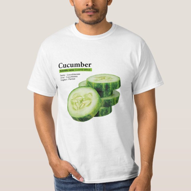 Camiseta Tee gráfico de pepino, sudadera de Unisex (Anverso)