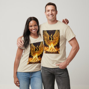 Camiseta Tee gráfico de Phoenix Rising: Enciende tu estilo