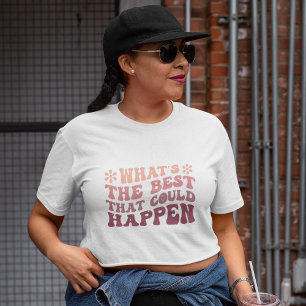 Camiseta Tee gráfico de resultados optimistas