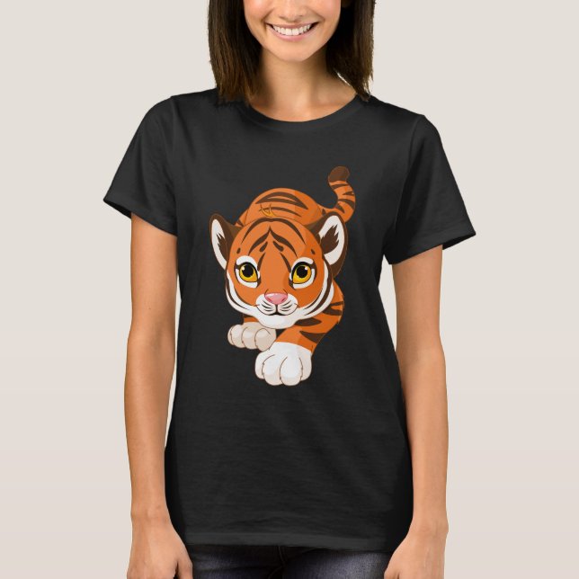 Camiseta Tee gráfico de tigres premium (Anverso)