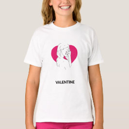 Camiseta Tee gráfico de Valentine Heart