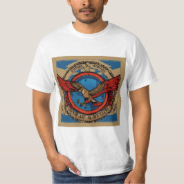 Camiseta "Tee gráfico de valor para hombres águilas"