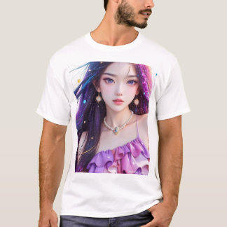Camiseta "Tee gráfico de vibraciones urbanas" "Sunset Dream