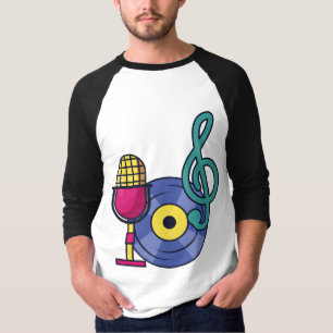 Camiseta Tee gráfico de videos musicales