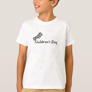 Camiseta Tee gráfico del Día del Niño Feliz