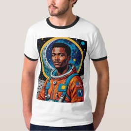 Camiseta Tee gráfico del Explorador del espacio afrofuturis
