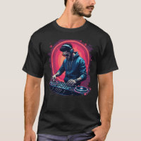 Tee gráfico del mezclador de sonido del DJ Club