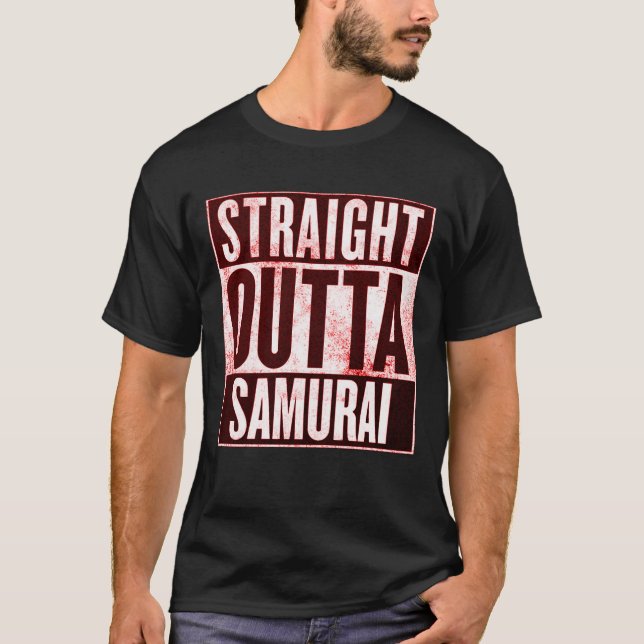 Camiseta Tee gráfico directo de los hombres fuera de Samura (Anverso)