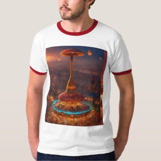 Camiseta "Tee gráfico geométrico Minimalista masculino"