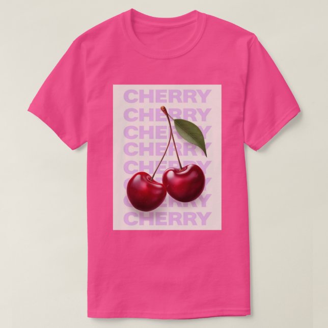 Camiseta Tee gráfico pop de cerezo (Diseño del anverso)