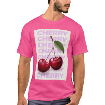 Tee gráfico pop de cerezo