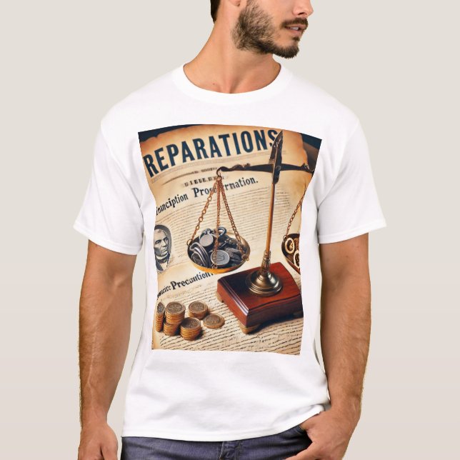 Camiseta Tee gráfico "Reparaciones" (Anverso)