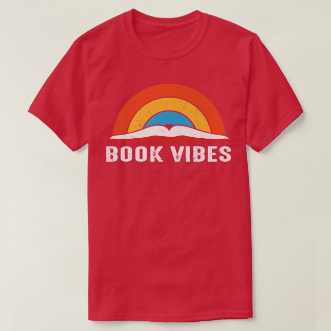 Camiseta Tee gráfico retro de color arcoiris para M (Diseño del anverso)