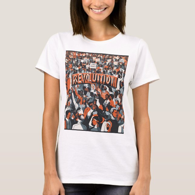 Camiseta Tee gráfico "Revolución" (Anverso)