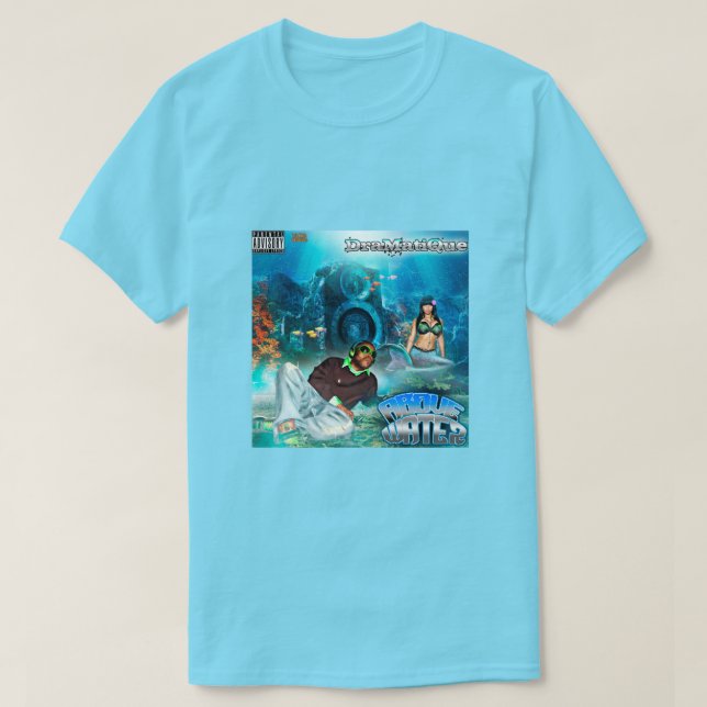 Camiseta Tee gráfico sobre el agua (azul oceánico) (Diseño del anverso)