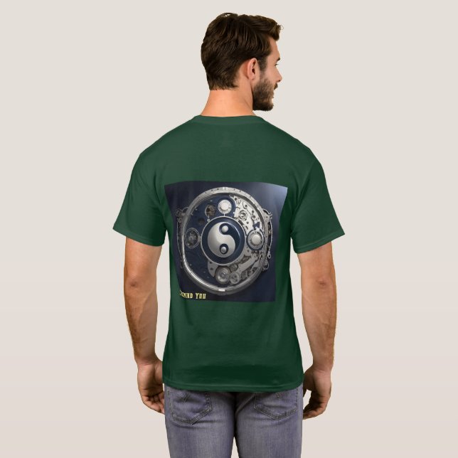 Camiseta Tee gráfico verdadero y falso (Reverso completo)