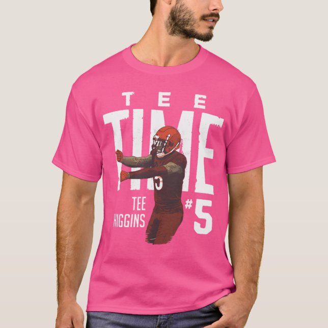 Camiseta Tee Higgins Cincinnati Tee Time (Anverso)
