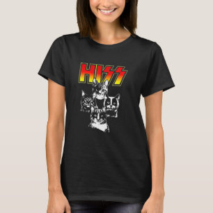 Camiseta Tee Hiss Divertido Gatito Lindo Gato Mamá Gatos Ro