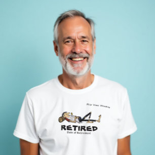 Camiseta Tee humorístico por jubilación Lousse Pay Good Hou