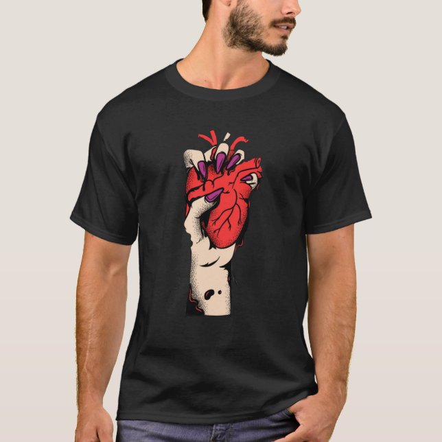 Camiseta Tee impreso de Love Heart (Anverso)