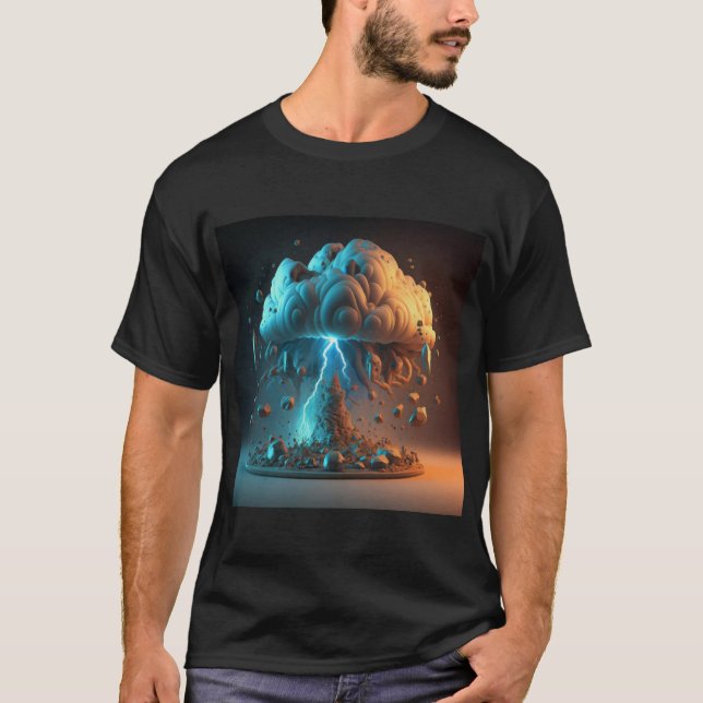 Camiseta Tee inspirado en tornado (Anverso)