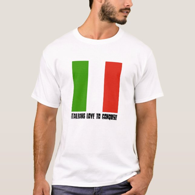 Camiseta Tee italiano de la conquista (Anverso)