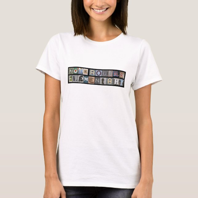 Camiseta Tee marrón femenino de John Rogers (Anverso)