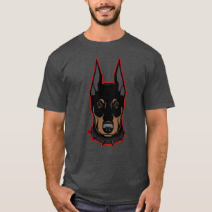 Camiseta Tee Mascota Doberman