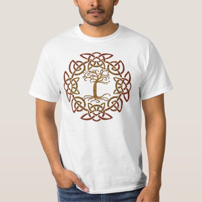Camiseta Tee masculino de Círculo Céltico-Lover (Anverso)