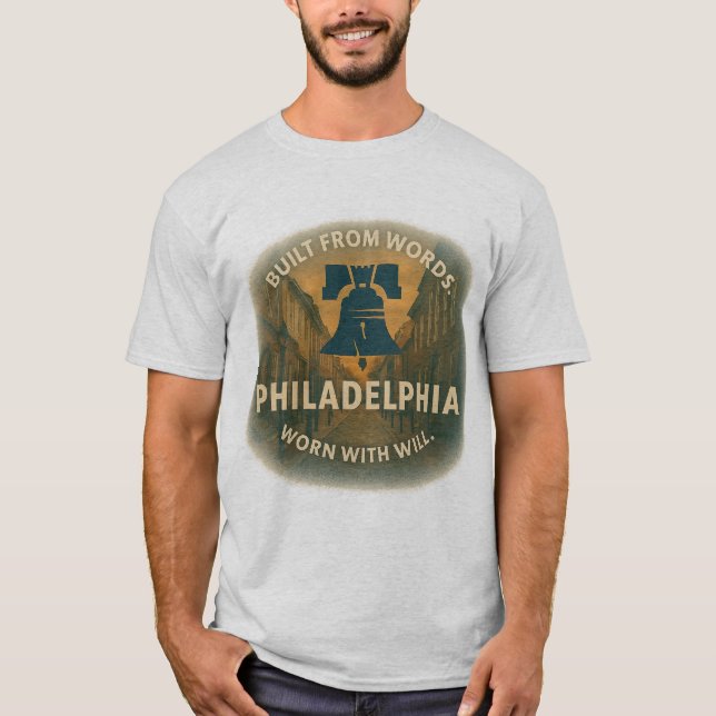 Camiseta Tee masculino de Filadelfia | Civic Soul Shirt (Anverso)