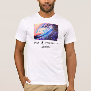 Camiseta Tee masculino de la ola Recoleta