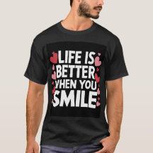 Tee masculino de vibraciones positivas