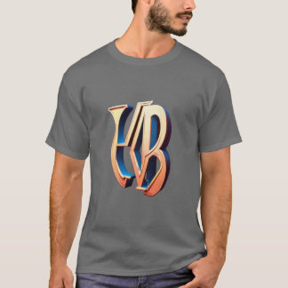 Camiseta Tee monograma 3D - Diseño clásico y elegante