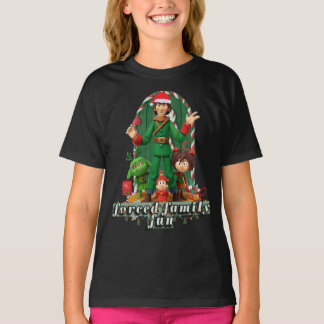Camiseta Tee Navidades de diversión de familia forzada | Fe