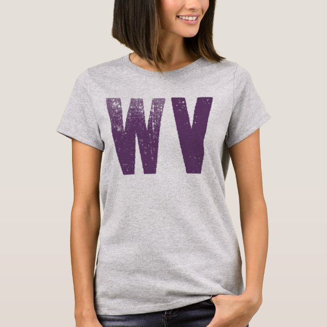 Camiseta Tee negrita de WV (Anverso)