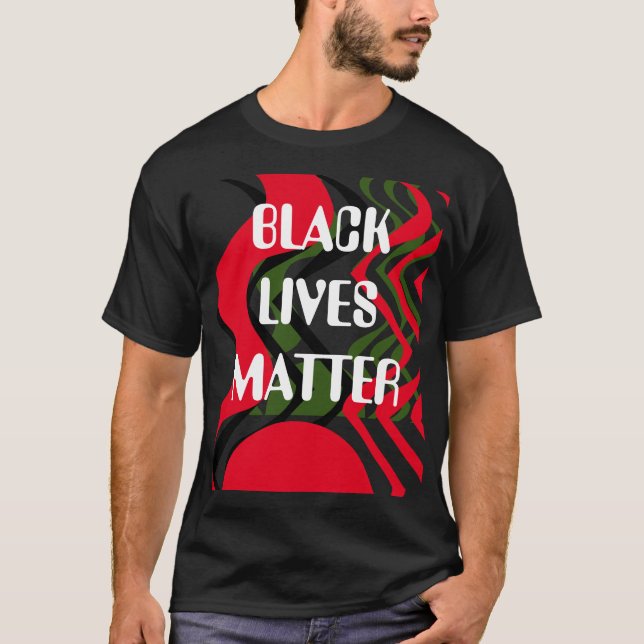 Camiseta Tee NEGRO LIVES MATTER (Anverso)