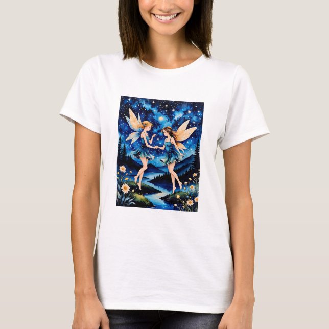 Camiseta Tee nocturno de Fairy Dreamland Starry (Anverso)