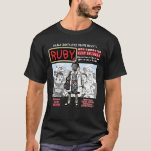 Camiseta Tee oscuro de producción RUBY de HCLT