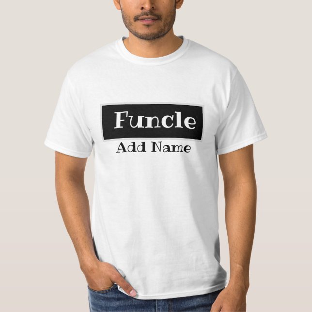 Camiseta Tee Personalizado Funcle (en colores claros) (Anverso)