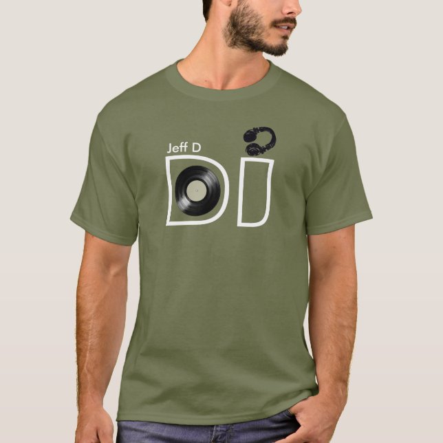 Camiseta TEE personalizado para el DJ (Anverso)