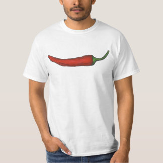 Camiseta Tee picante picante de pimienta picante de Chile r