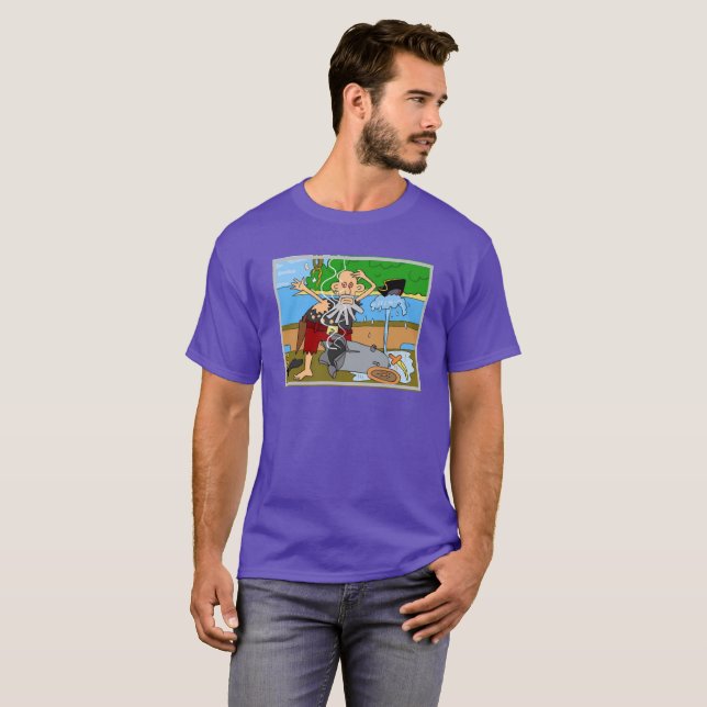 Camiseta Tee por él de dalDesignNZ (Anverso completo)