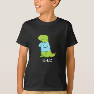 Camiseta Tee Rex Funny TShirt TRex Dinosaur Pun Dark BG