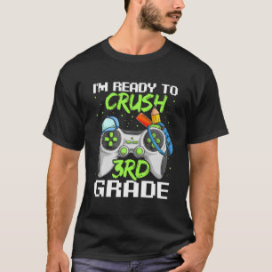 Camiseta Tee S De 3er Grado, Gamer Boy Preparado Para Aplas