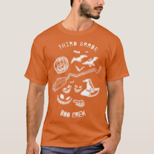 Camiseta Tee Sca, Fiesta de Halloween de tercer grado de Bo