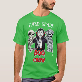 Camiseta Tee Sca, Fiesta de Halloween de tercer grado de Bo