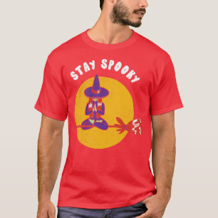 Camiseta Tee Scary, Fiesta cómico de la bruja de Halloween
