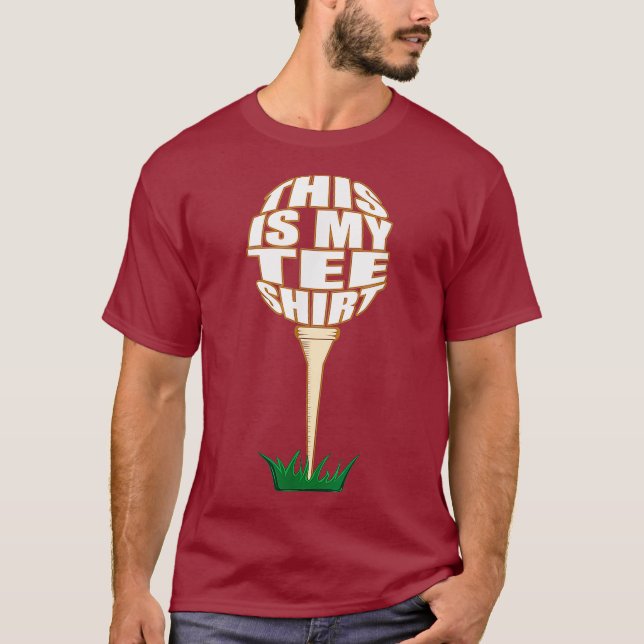 Camiseta Tee Shirny Golf Es Mi Tee Golfer (Anverso)