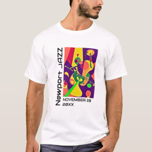 Camiseta Tee Shirt, Festival de Música Personalizada